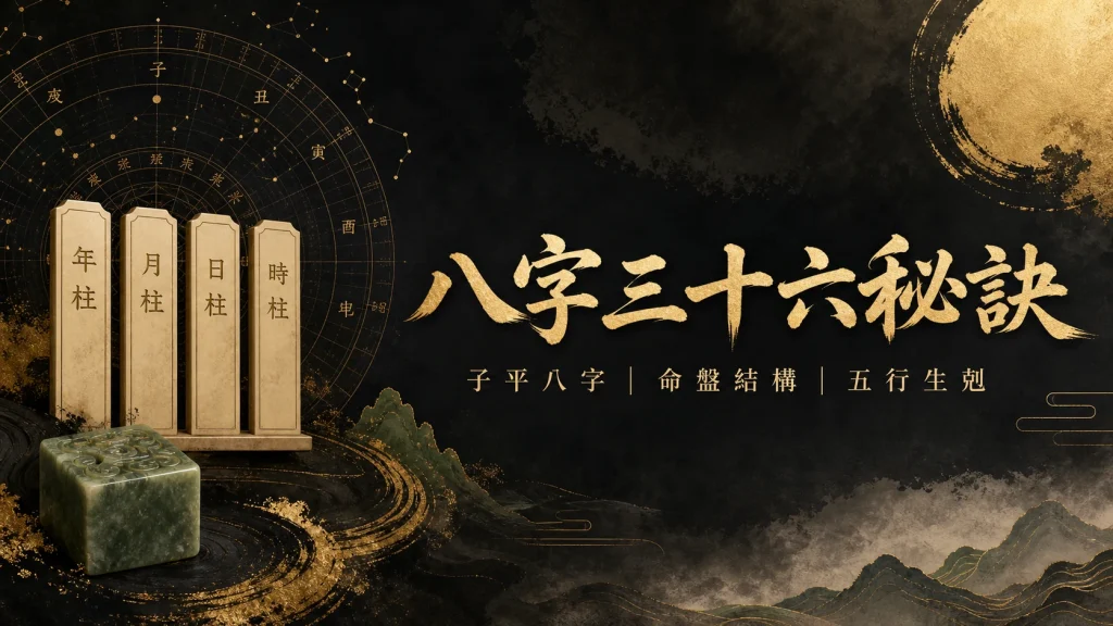 子平八字三十六秘訣（實用課）