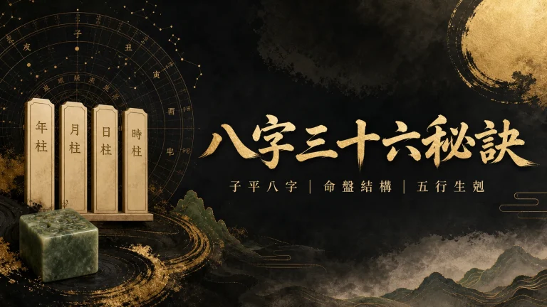 子平八字三十六秘訣|研究課